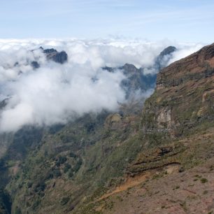 Výstup na Pico Ruivo, Madeira, Portugalsko