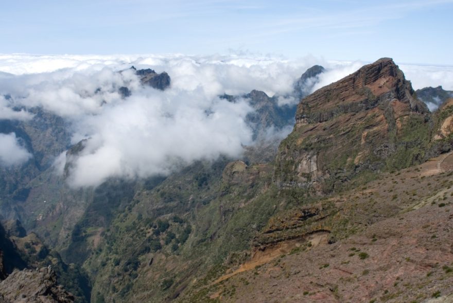 Výstup na Pico Ruivo, Madeira, Portugalsko