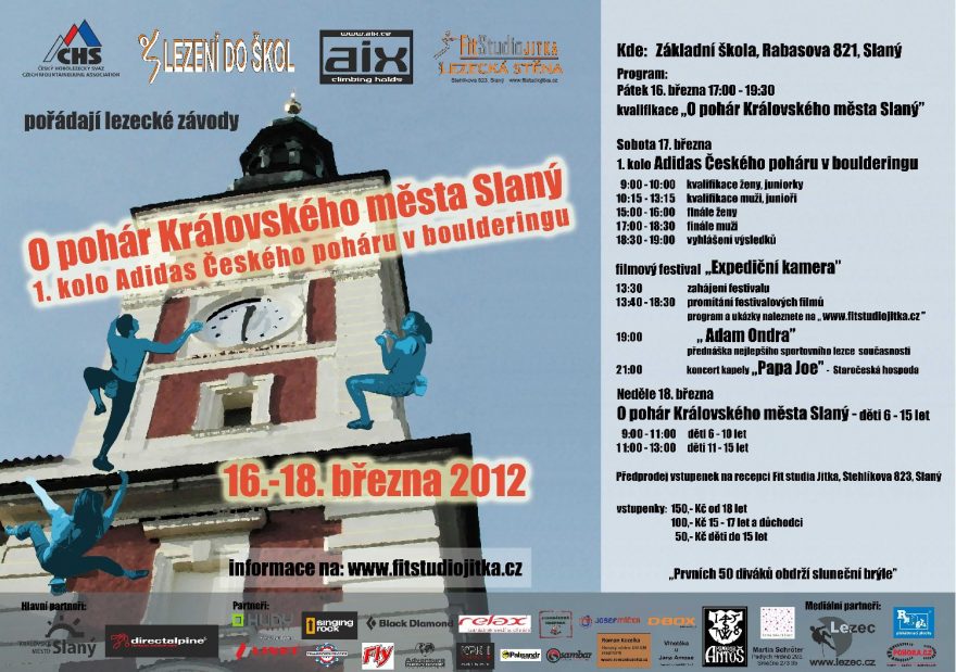 Adidas Český pohár v boulderingu a Expediční kamera