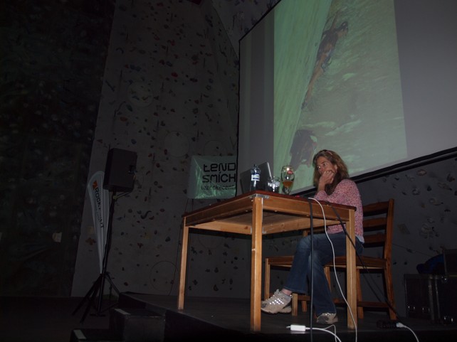 Přednáška Lynn Hill na Smíchoffě