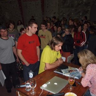 Přednáška Lynn Hill na Smíchoffě