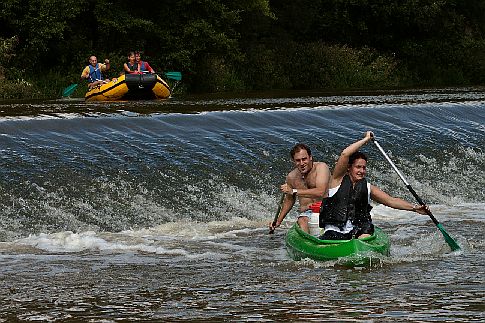 Střední Čechy, Sázava, pod jezem