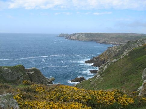 Anglie, Cornwall, pobřeží