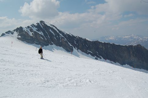 Rakousko, Zillertal, lyžování na ledovci