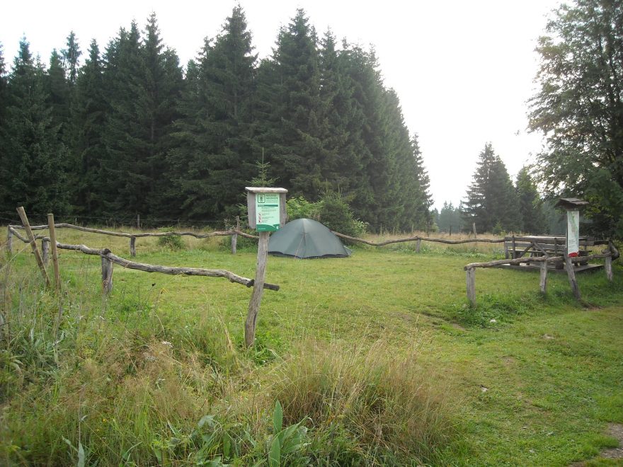 Nocoviště u rozcestí Bučina