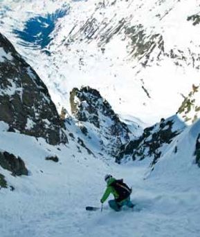 Sjíždění žlabu není sranda ...