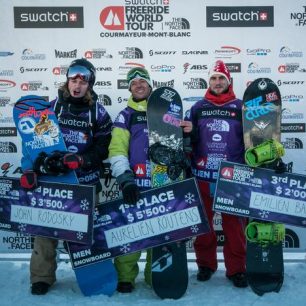 Aurélien Routens ovládl snowboardový závod v Courmayeur