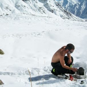 Joel Wischnewski v základním táboře