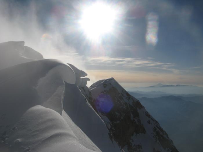 Převěje na hřebenu