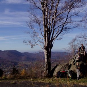 Parta vandráků pod Tišinou