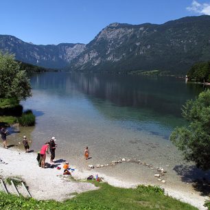 Bohinjské jezero, Slovinsko