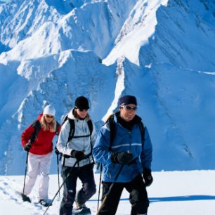 výlety na sněžnicích, Samnaun, Graubuenden. Foto: Switzerland Tourism. 