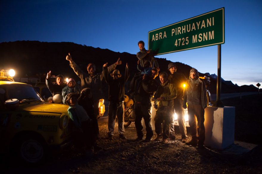 Nejvyšší bod, akm kdy trabant dojel