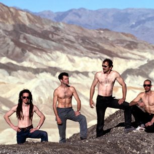 Hvězdná sestava: z leva doprava: Ben Moon, Jerry Moffatt, Kurt Albert, Sean Myles. Kurt Albert je ten, kdo za to všechno může: RP, OS atd.