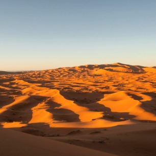 Duny pouště Sahary