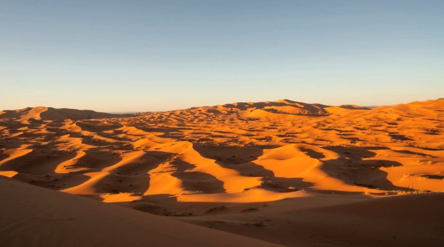 Duny pouště Sahary
