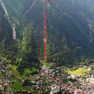 Trasa závodu Vertical KM