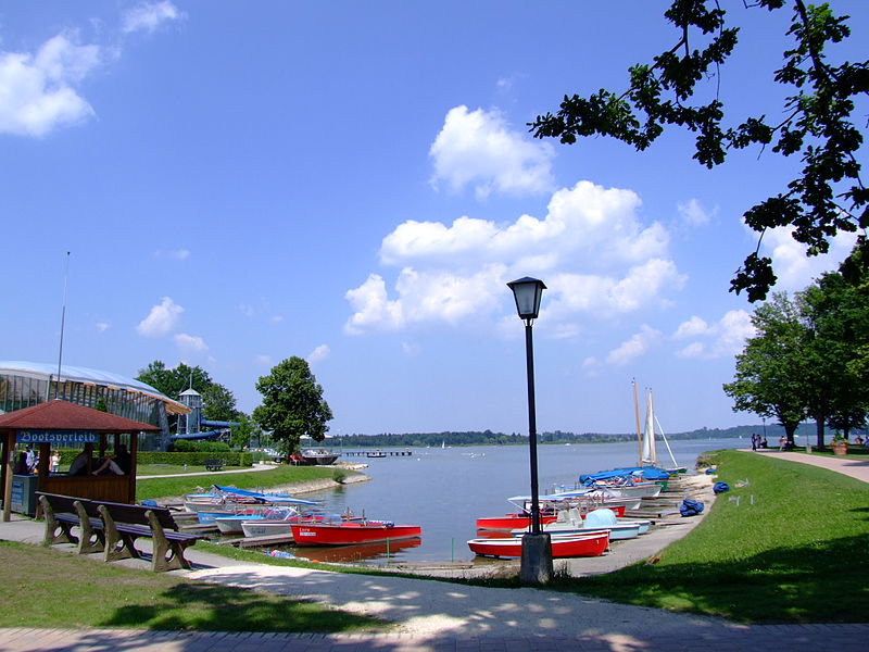 Německo, Chiemské jezero, Prien