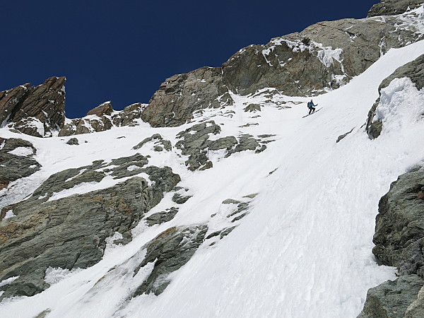 Olivier Roduit při sjezdu