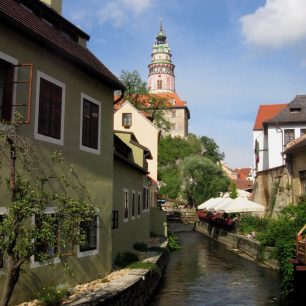 Český Krumlov je charakteristický vodou