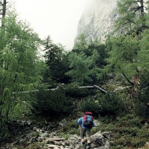 Výstup od chaty Almtalerhütte