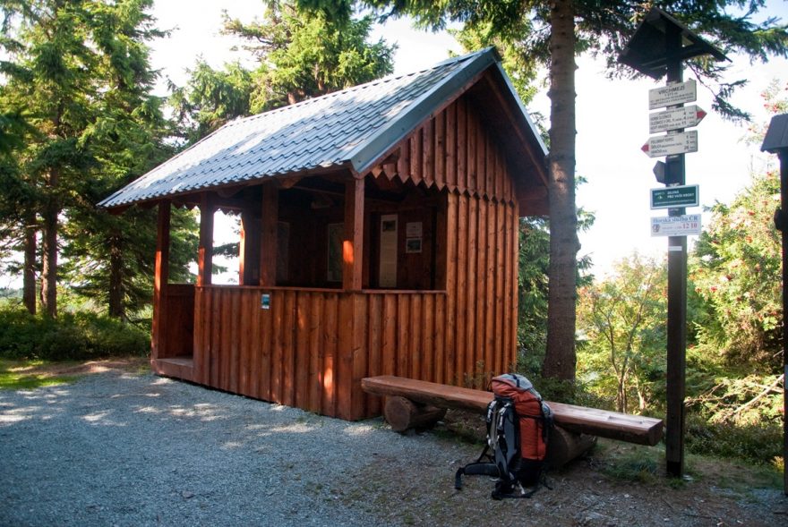 Přístřešek pod vrcholkem