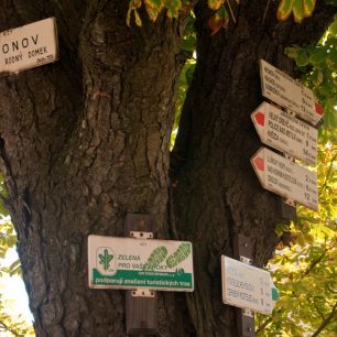 Rozcestník nad náměstím