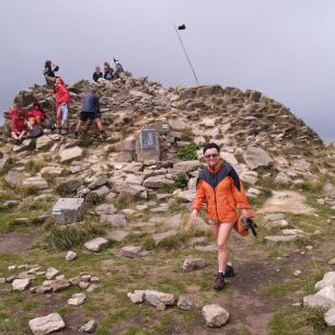 Vrcholová mohyla na Králickém Sněžníku 