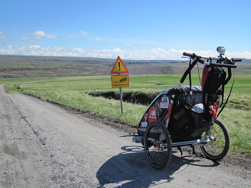 Typická krajina Islandu