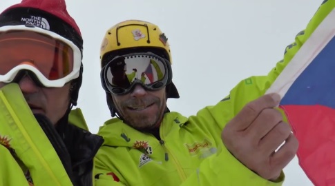 Marek Holeček a Zdeněk Hrubý na vrcholu Talungu