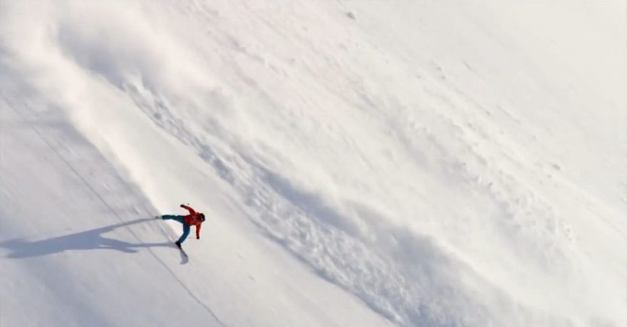 Akrobat na sněhu?