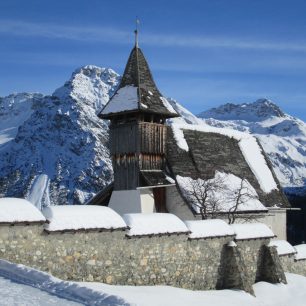 Kostelík, Arosa, Švýcarsko