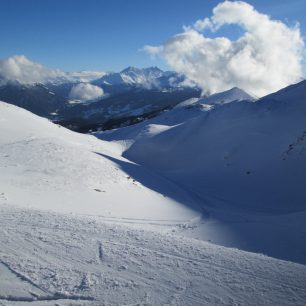 Sedlo pod Stätzhornem, Lenzerheide, Švýcarsko