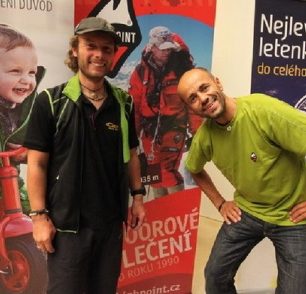 Honza Trávníček a Radek Jaroš