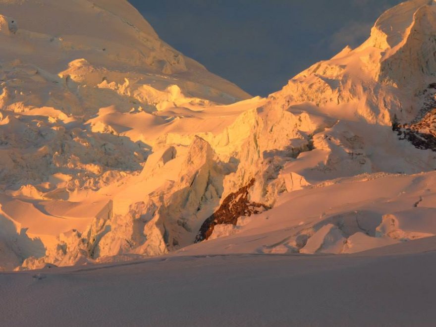 Ledopád pod Huascaránem