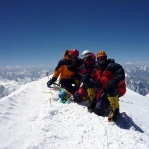 Na vrcholu Gasherbrum I, 2009
