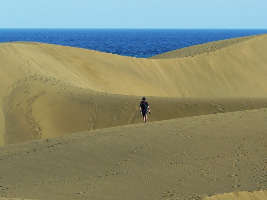 Duny v Maspalomas, Kanárské ostrovy