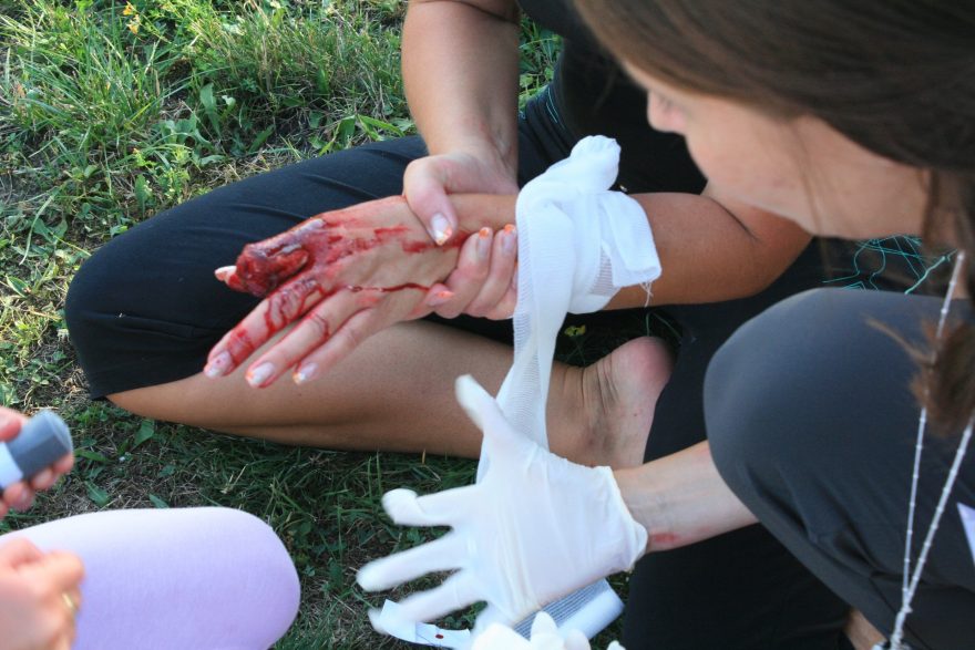 Namaskované zranění