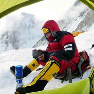 Ve třetím táboře na Gasherbrum II