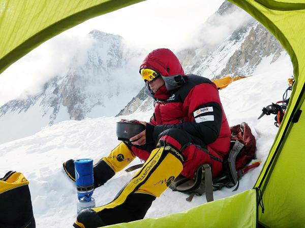 Ve třetím táboře na Gasherbrum II