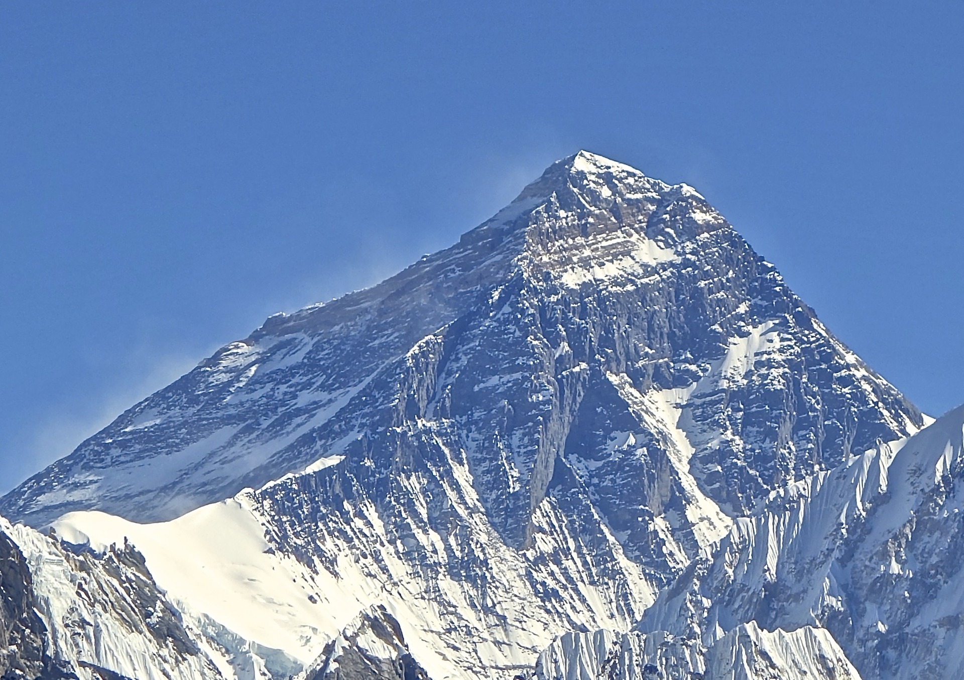 Jihozápadní stěna Mt.Everestu, zdroj: wikipedia.org