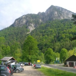 Parkoviště v Kaiserbrunn