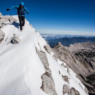 Traverz hřebene Prielu, Rakousko