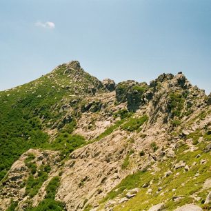 Hřeben s vrcholem Punta Cappella (2041 m)