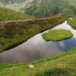 Jezírko Gottes Augen - Boží oko