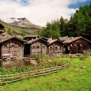 Salaše v dolině Tauerntal