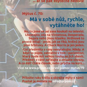 Mýtus o první pomoci č. 70