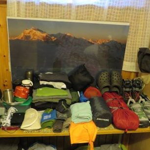 Veškerá Ivanova výbava, foto: Ivan Peri