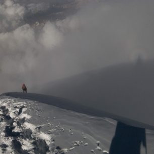 Radek Jaroš na sestupu z K2