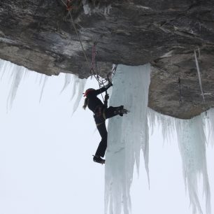 Lucka Hrozová na krápníku